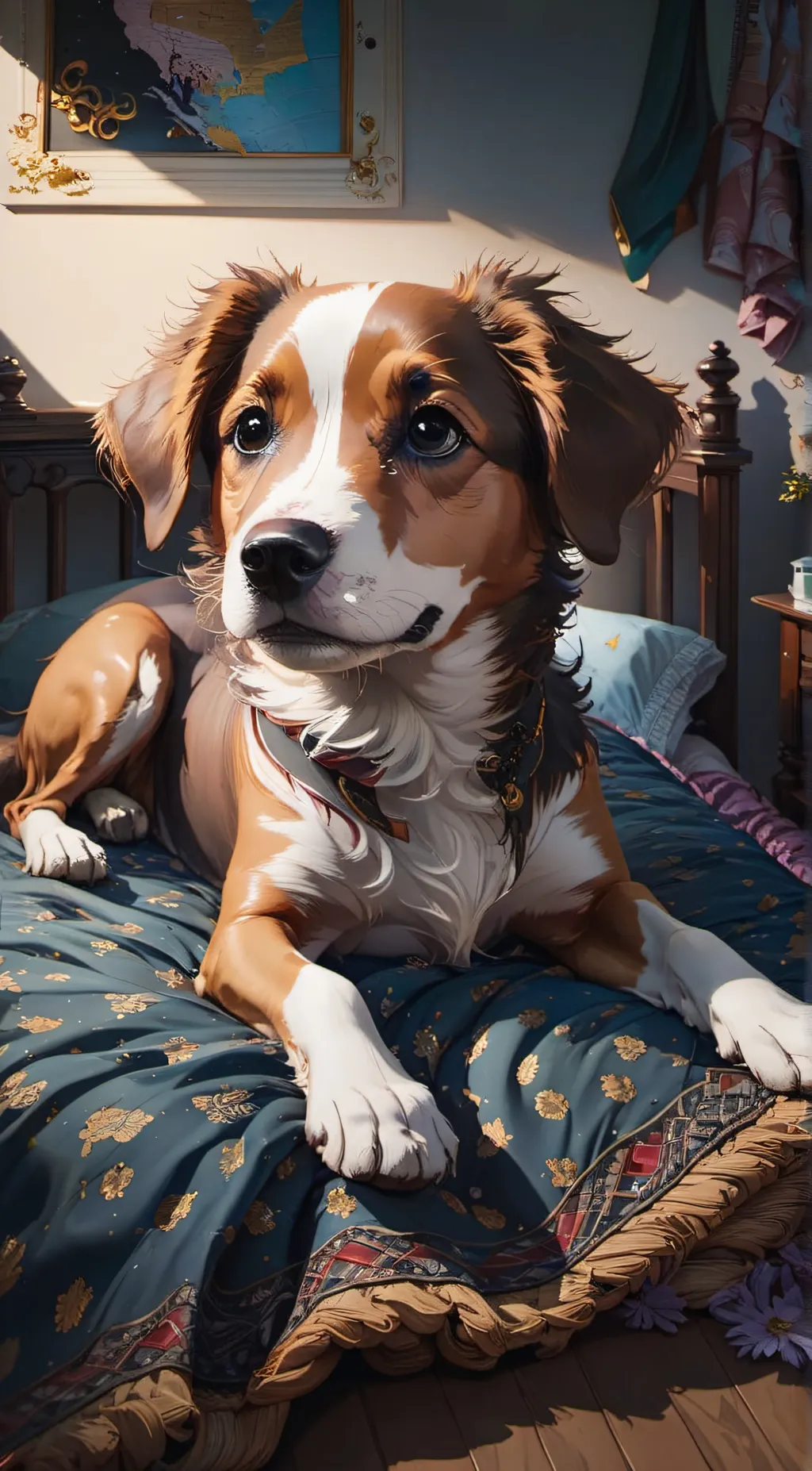 ai character: flufy background