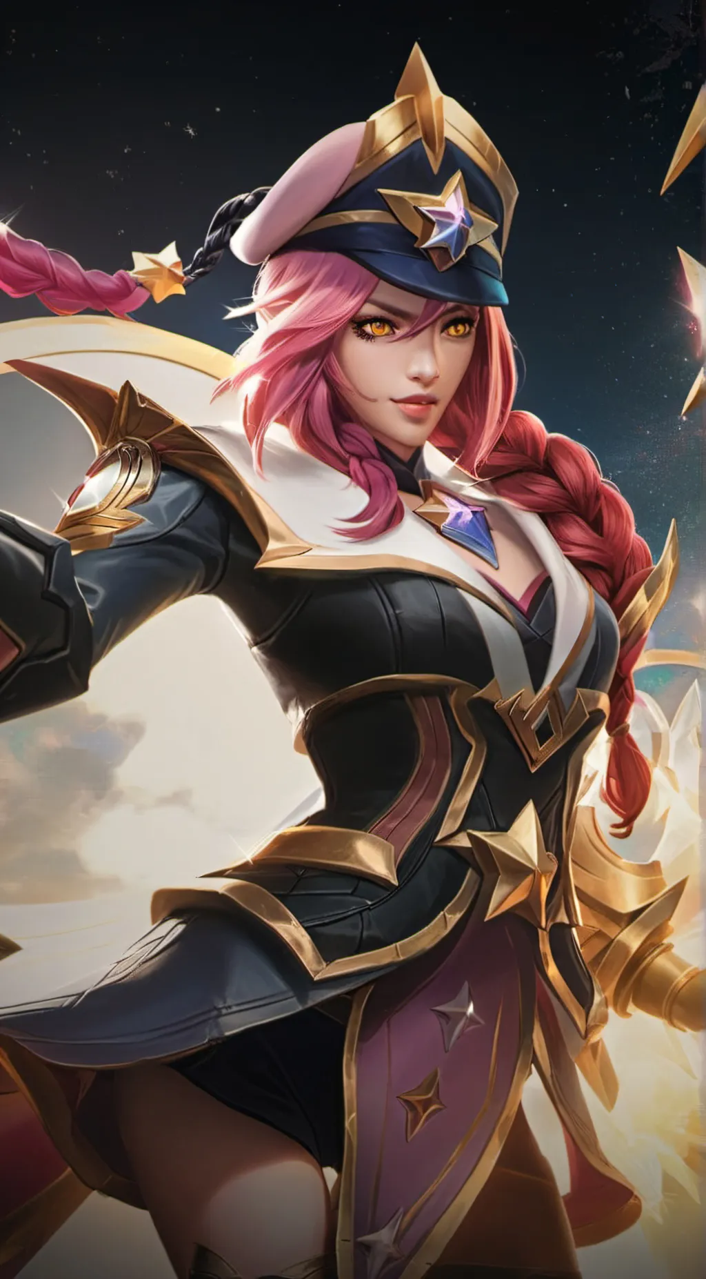 ai character: Luna background