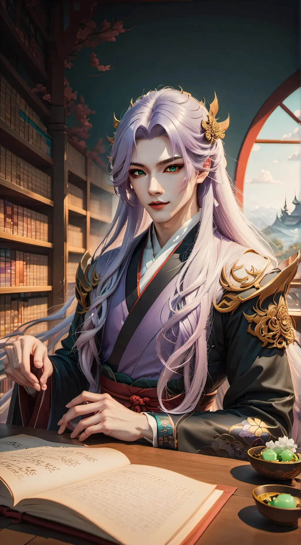 ai character: Lyric Deatheye background