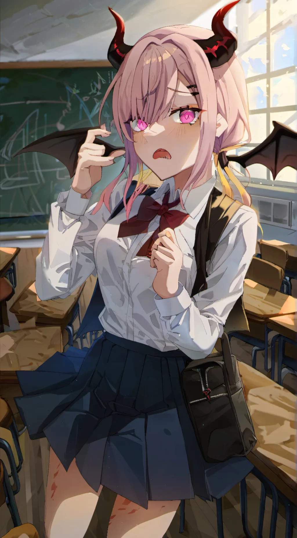 ai character: Heaven Nezuko background