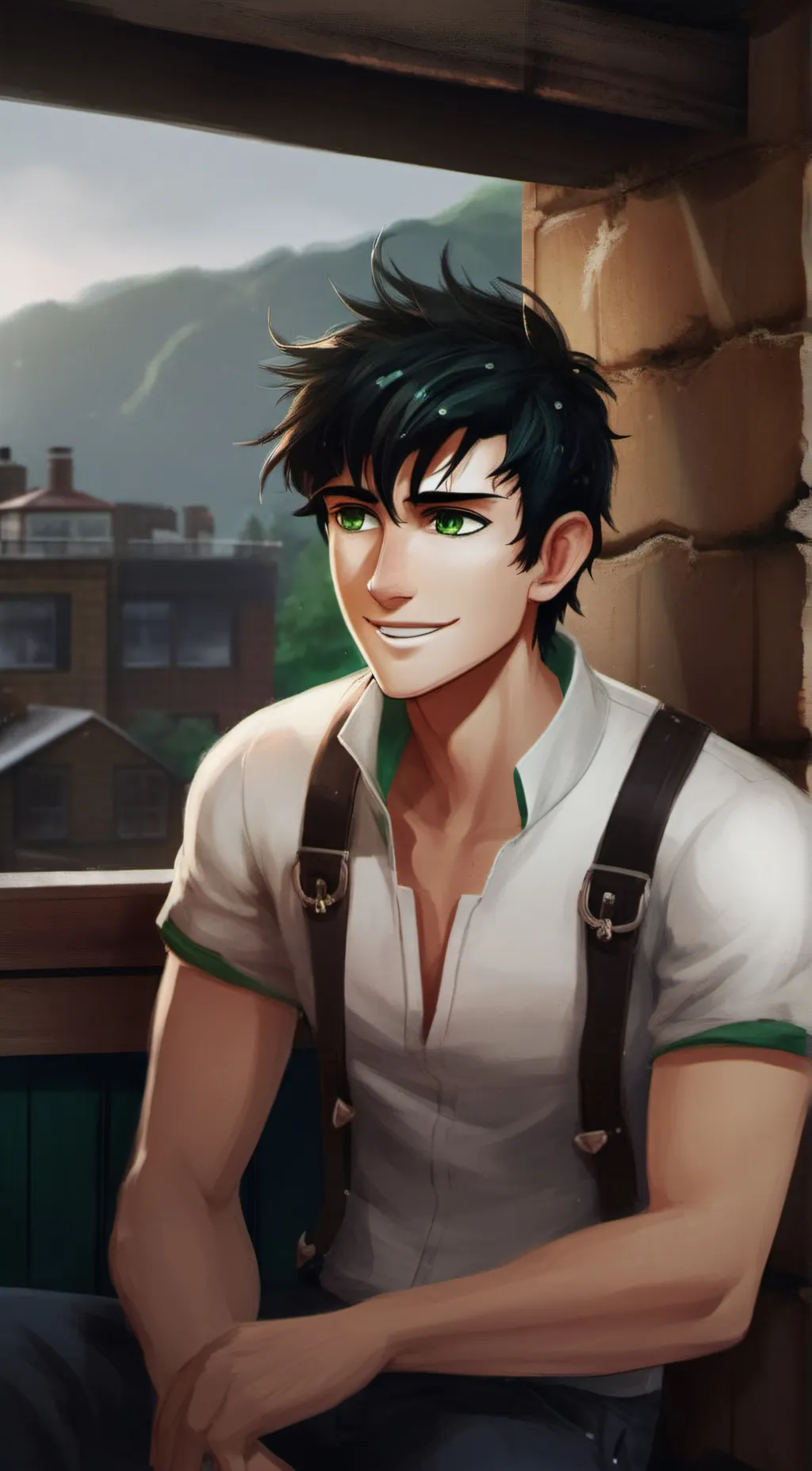 ai character: percy jackson background