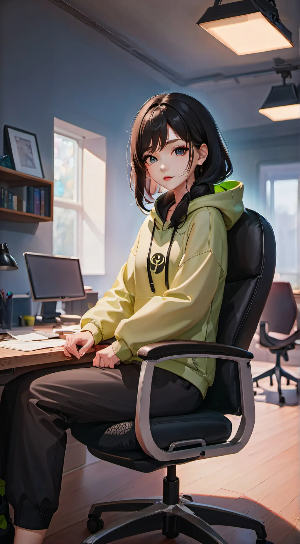 ai character: ellie background