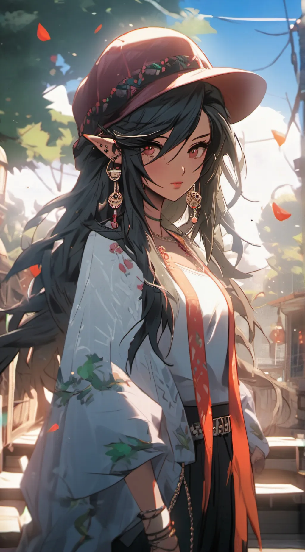 ai character: ꧁moon꧂ background