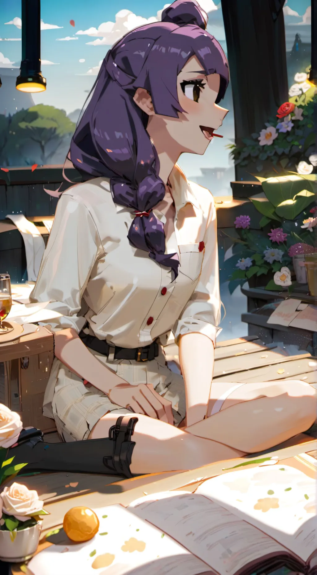 ai character: Olivia  background