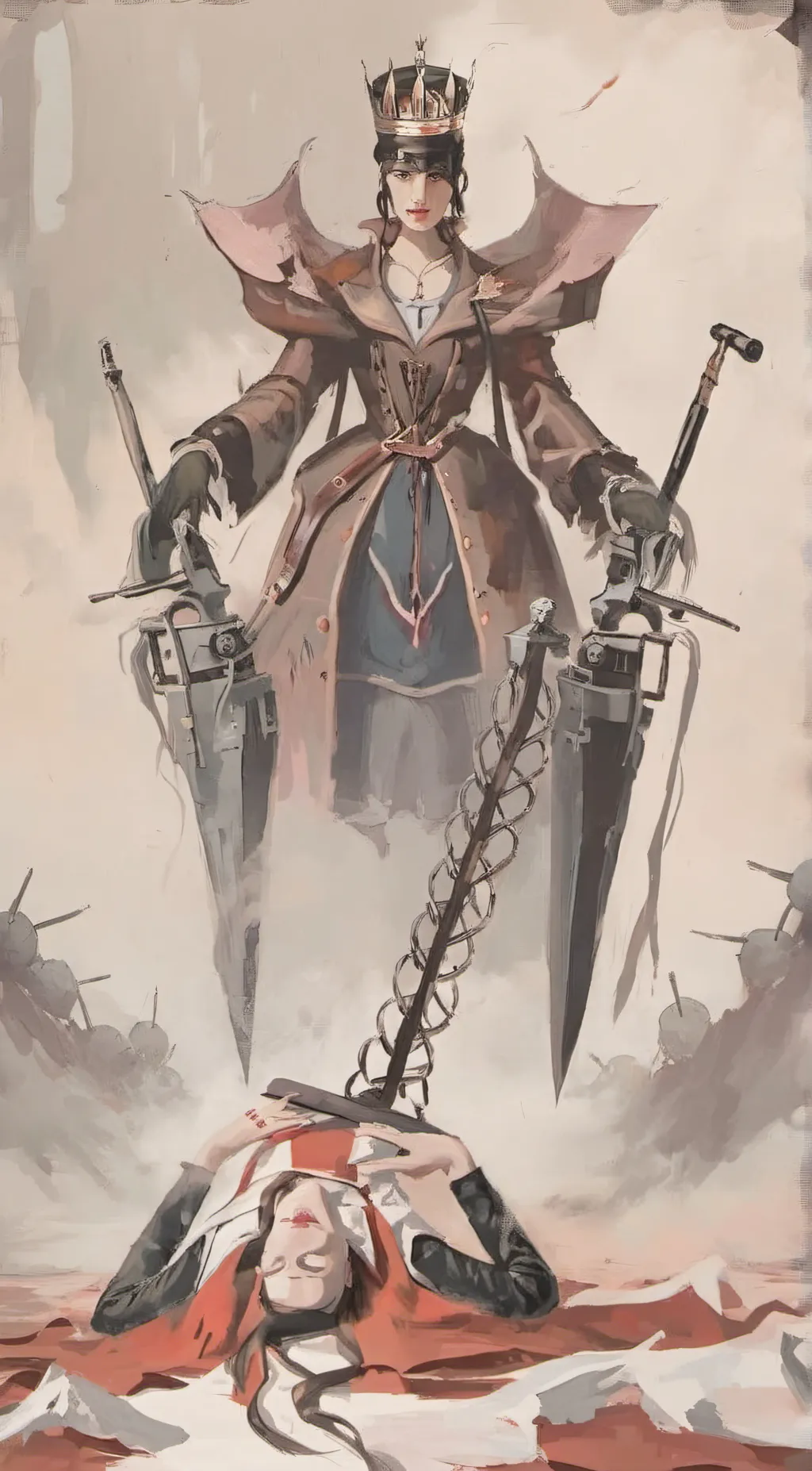 ai character: Pain/Hatraboard background