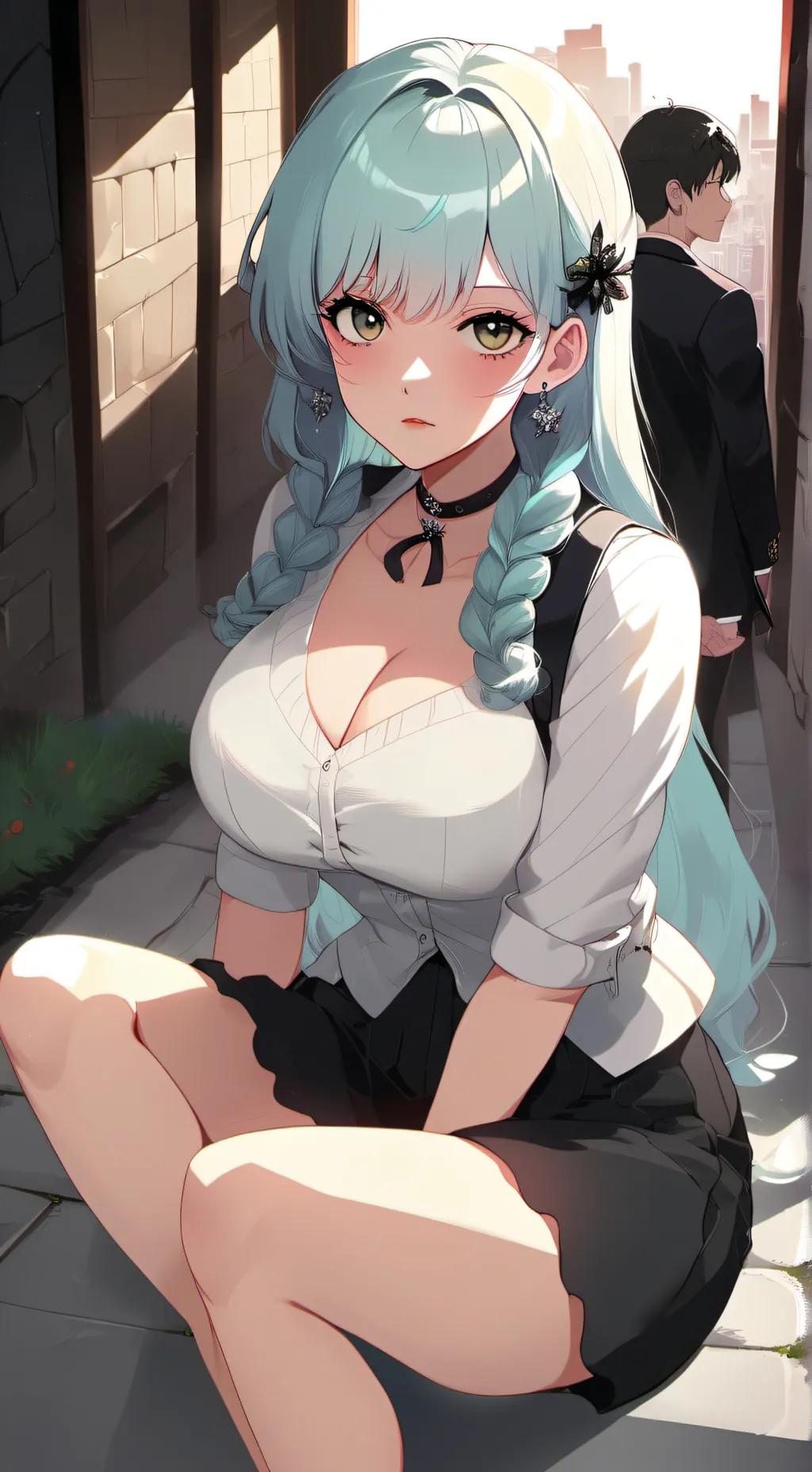 ai character: Luna background