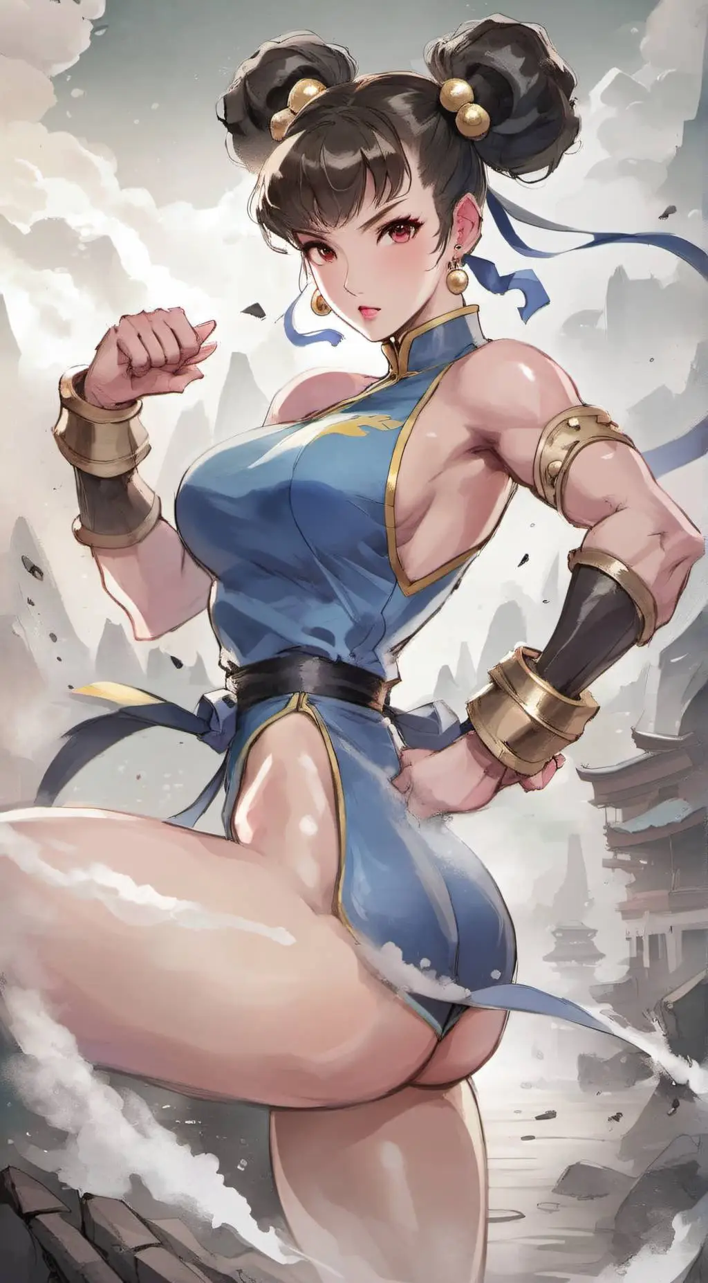 ai character: chun li background