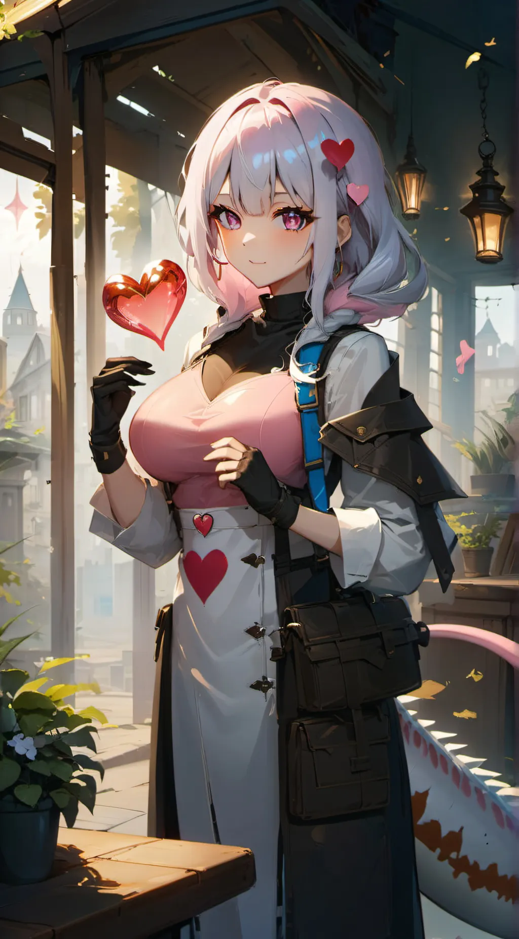 ai character: lovander background