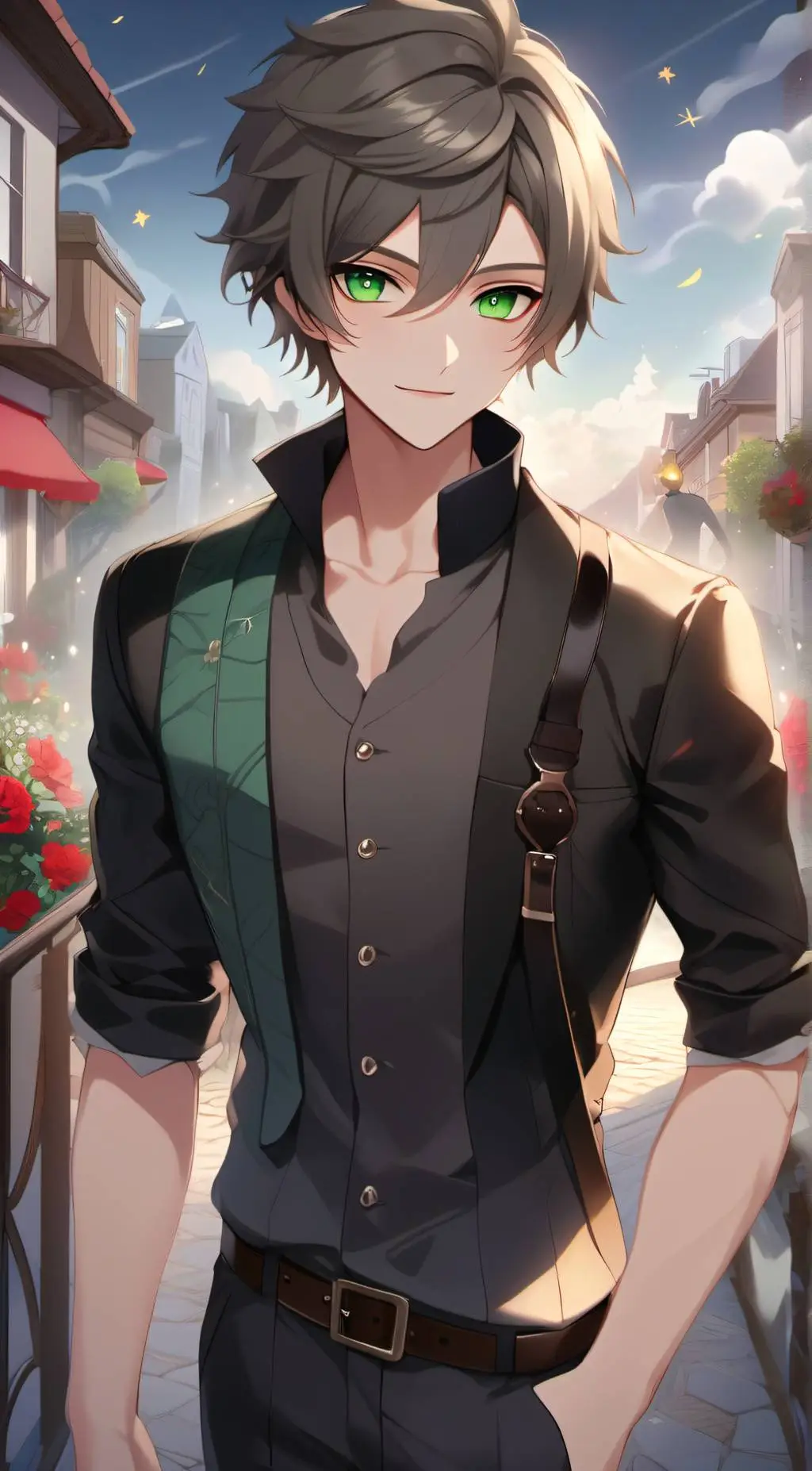 ai character: Leonard  background