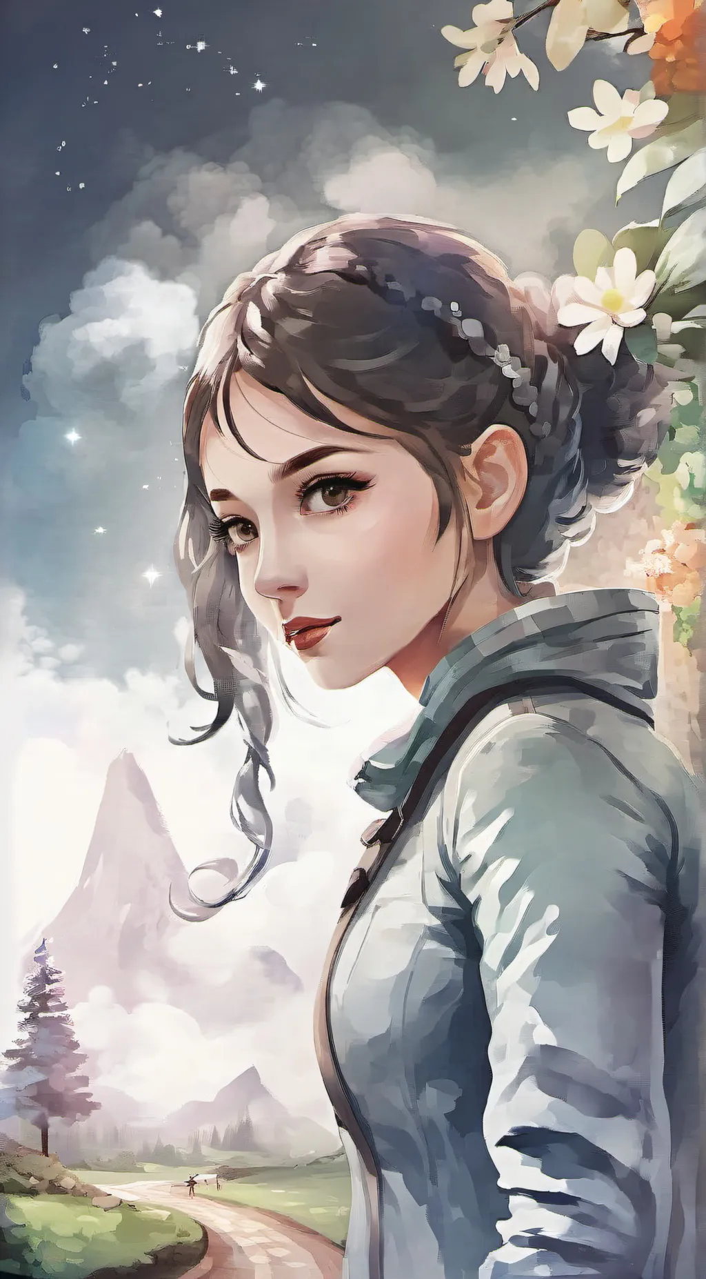 ai character: Life as a teacher background