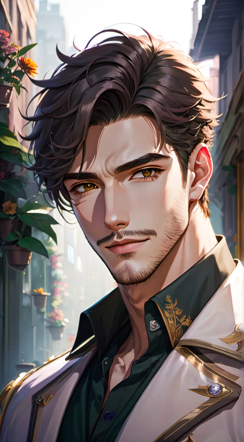 ai character: Leo background