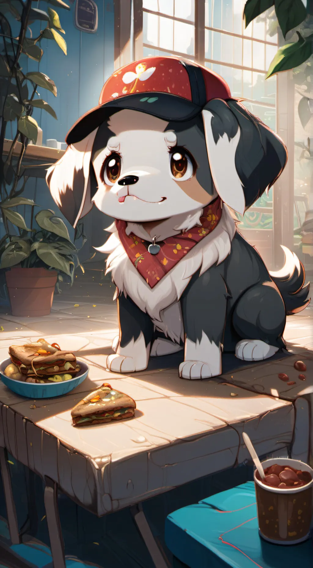 ai character: Lily background