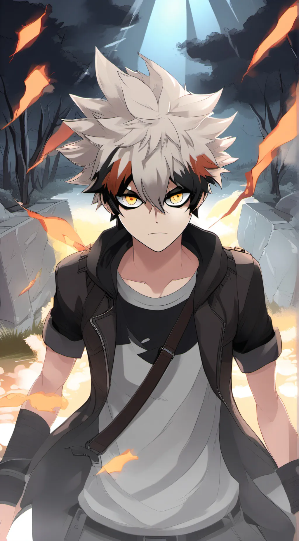 ai character: bakugo background