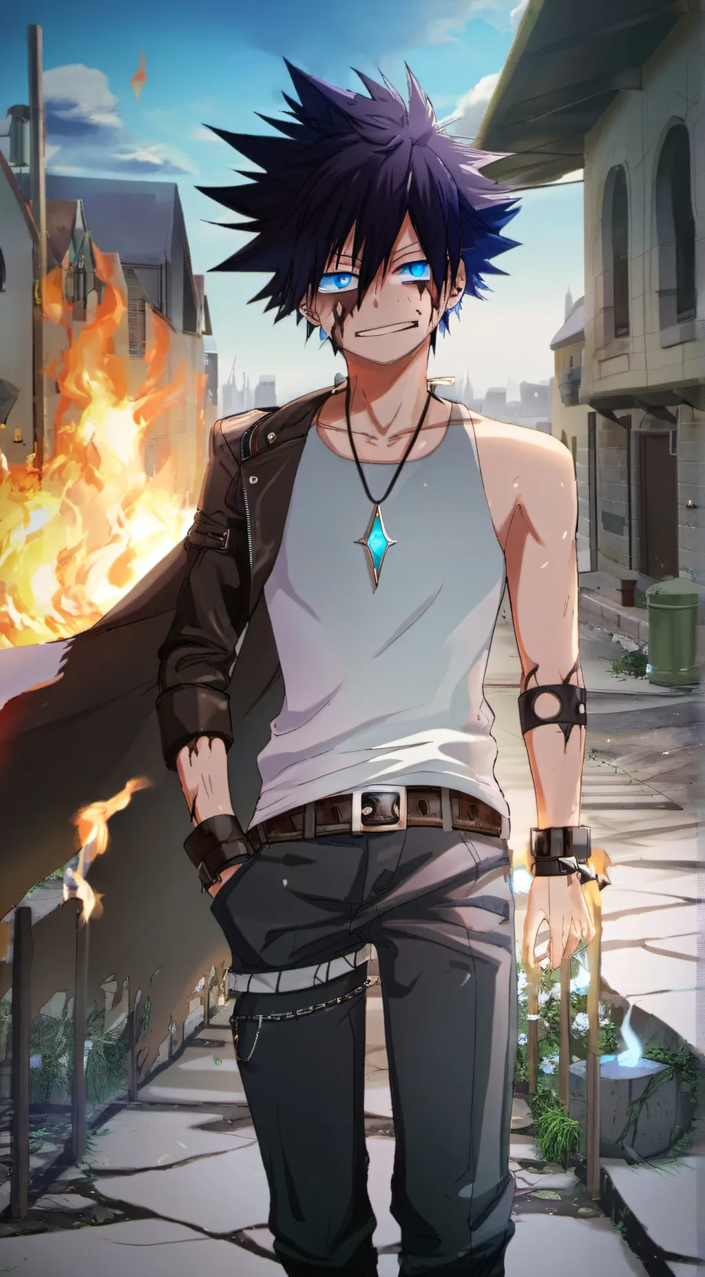 ai character: dabi background