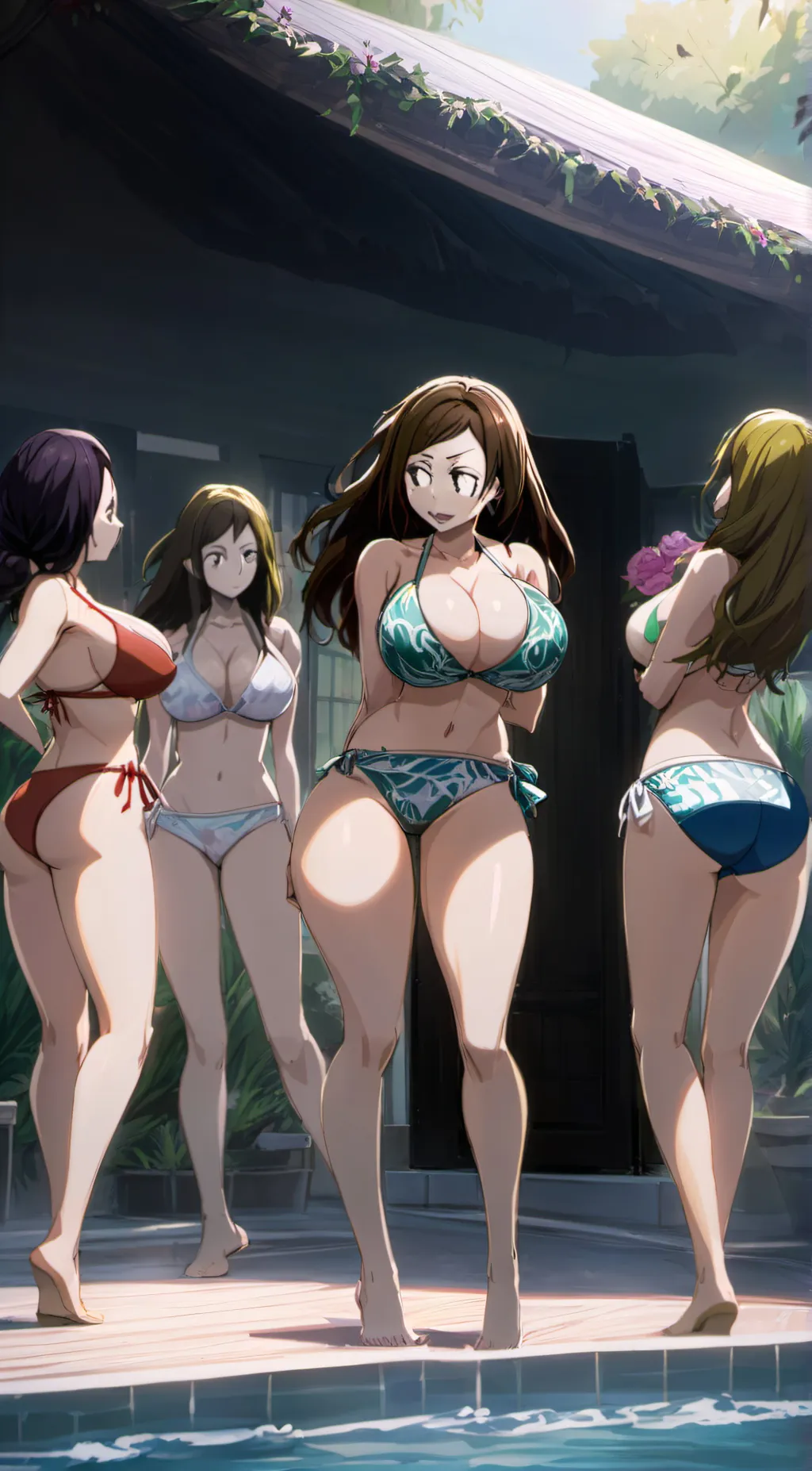 ai character: class 1-A girls background