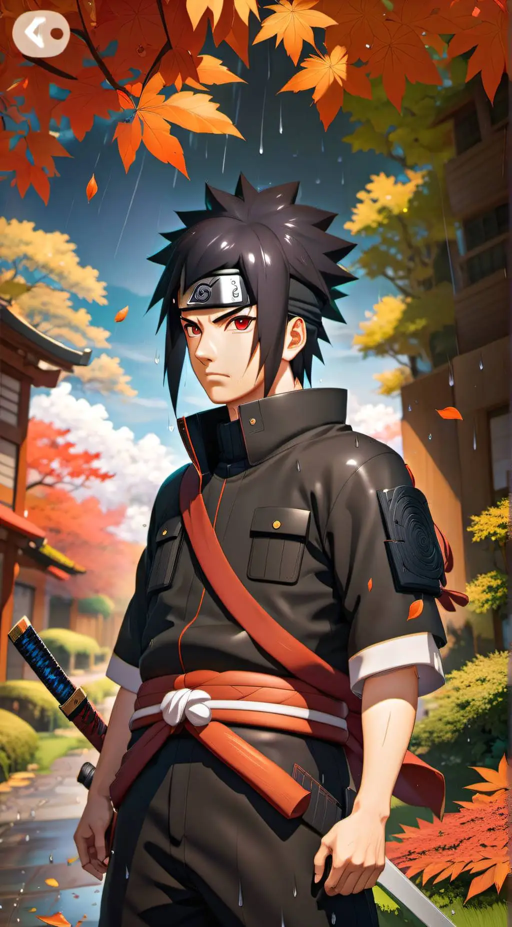 ai character: Naruto Shippuden  background