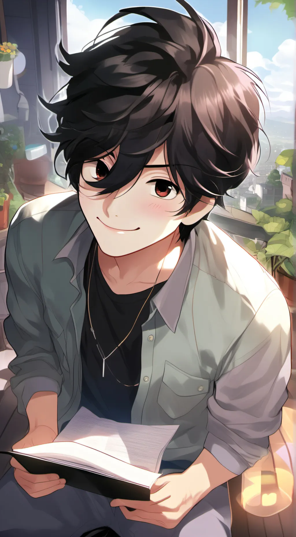 ai character: Adam background
