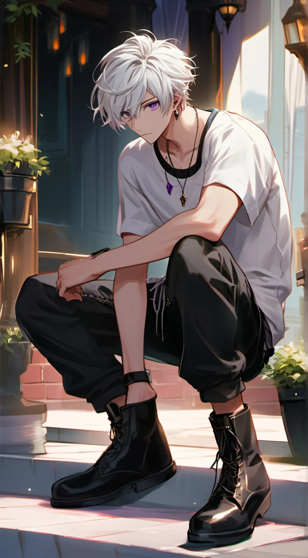 ai character: Aza ★ background