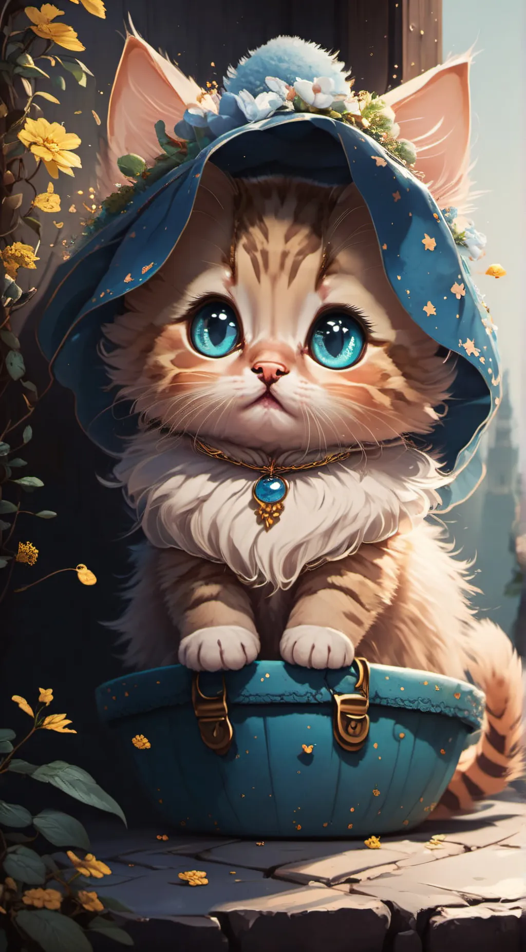 ai character: Gingery  background