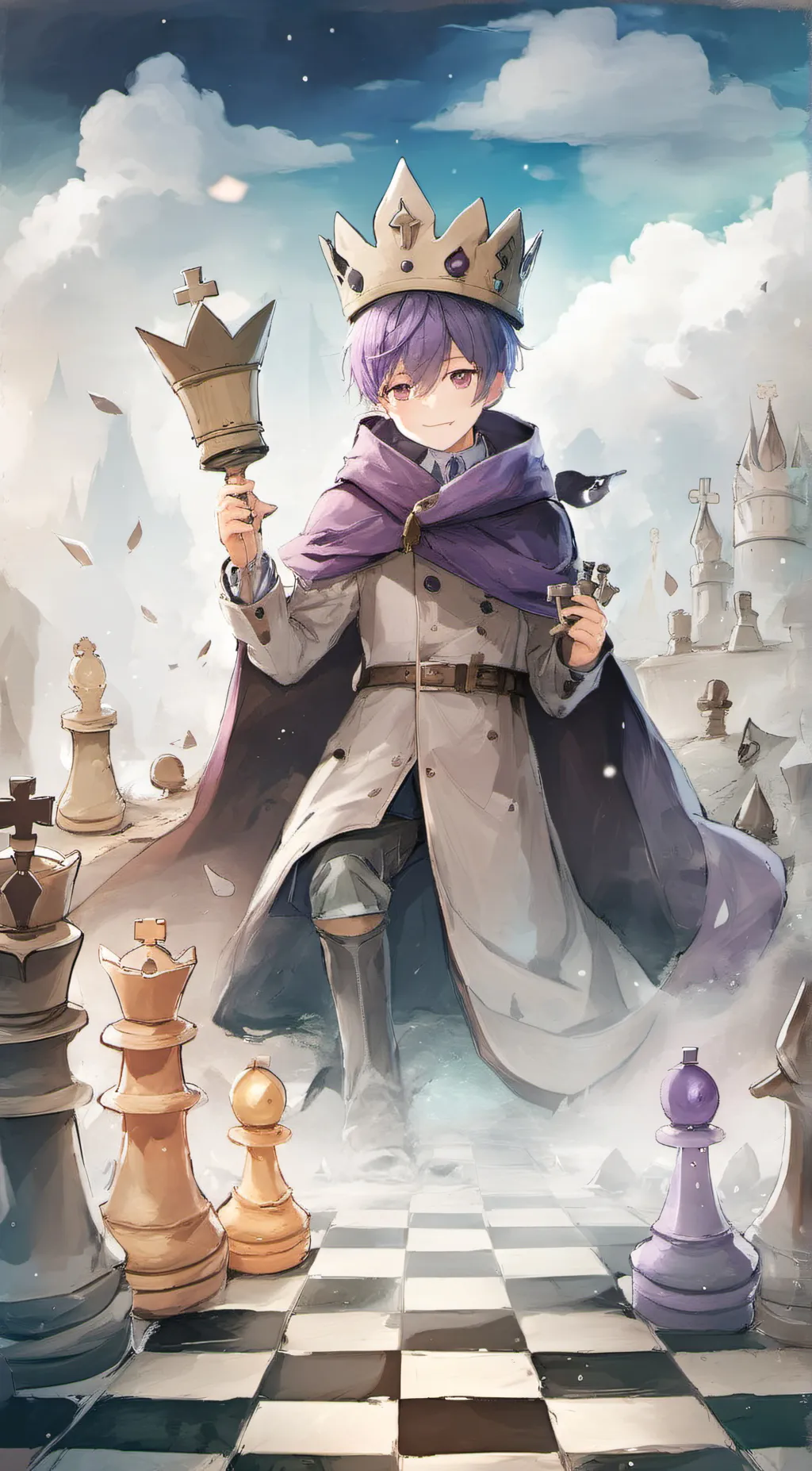 ai character: kinger  background