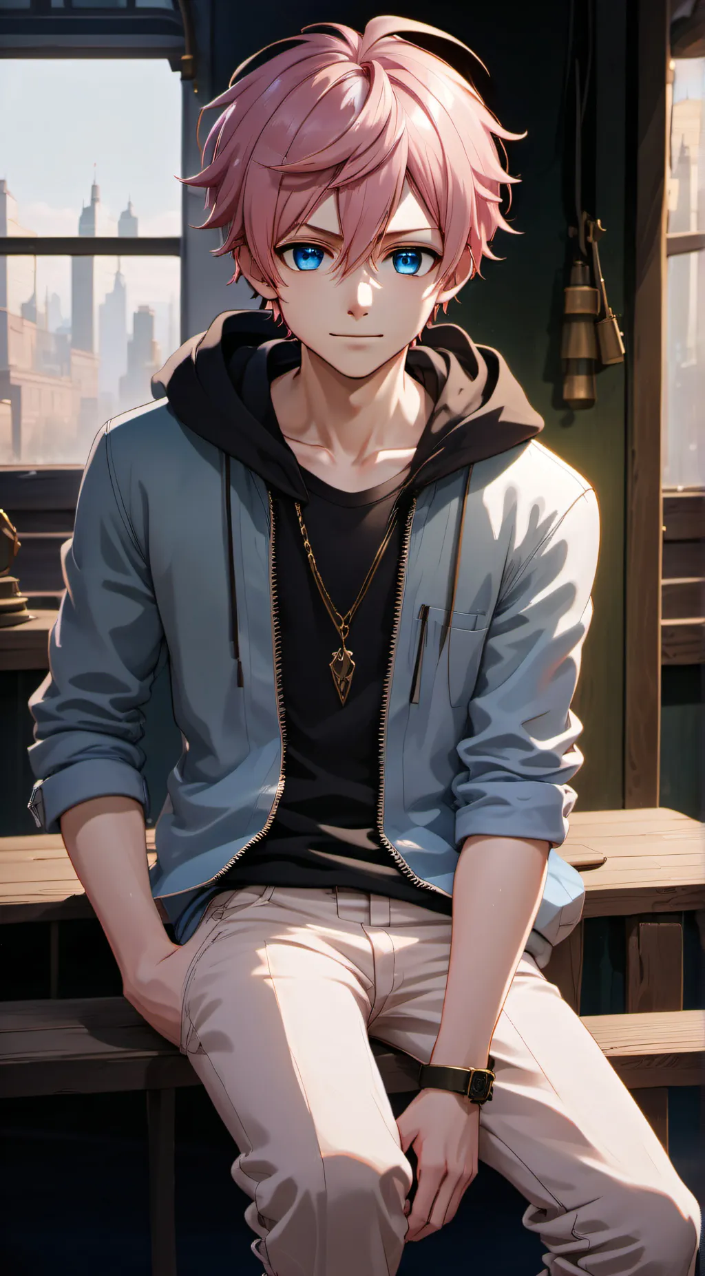 ai character: Braden  background