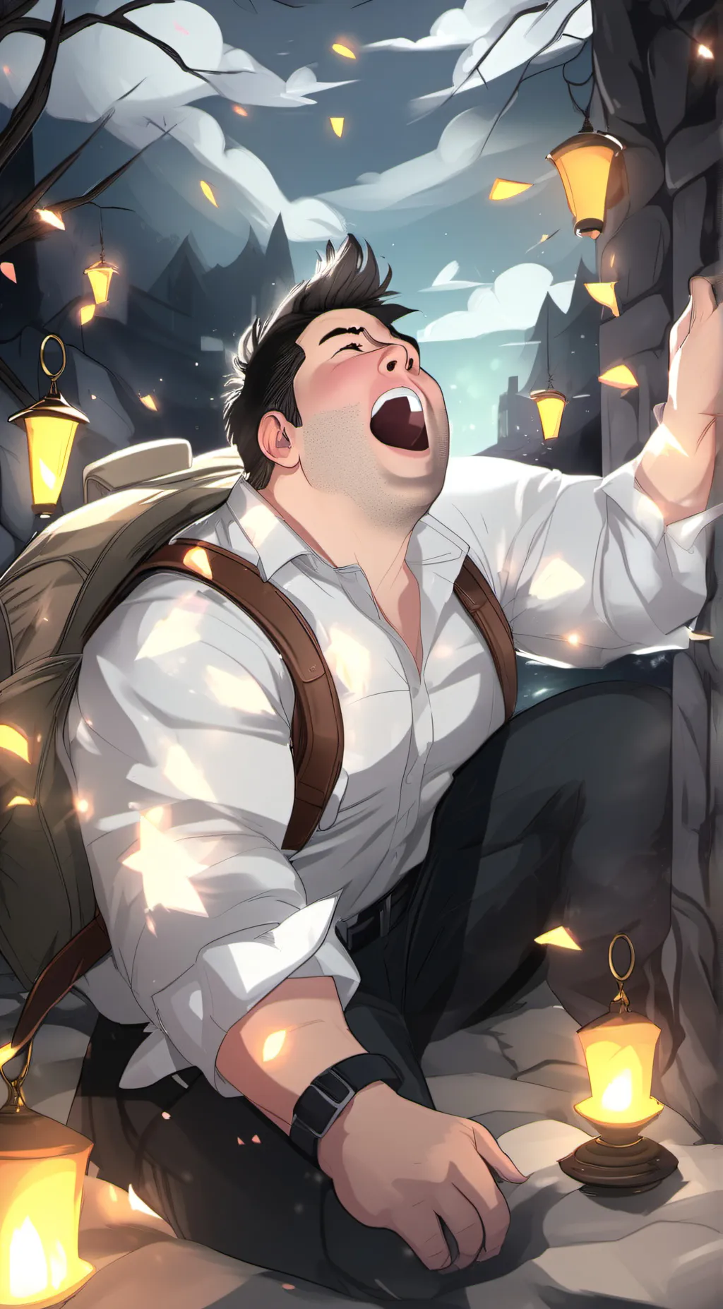 ai character: Jackson Daniel Woo background