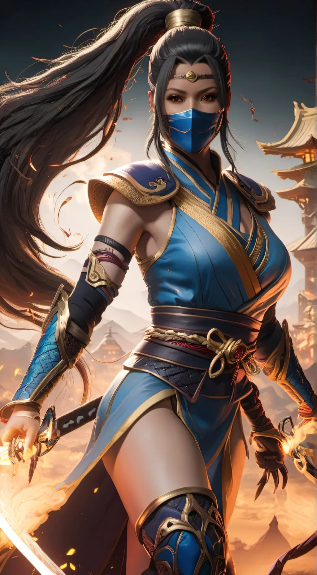 ai character: Kitana background