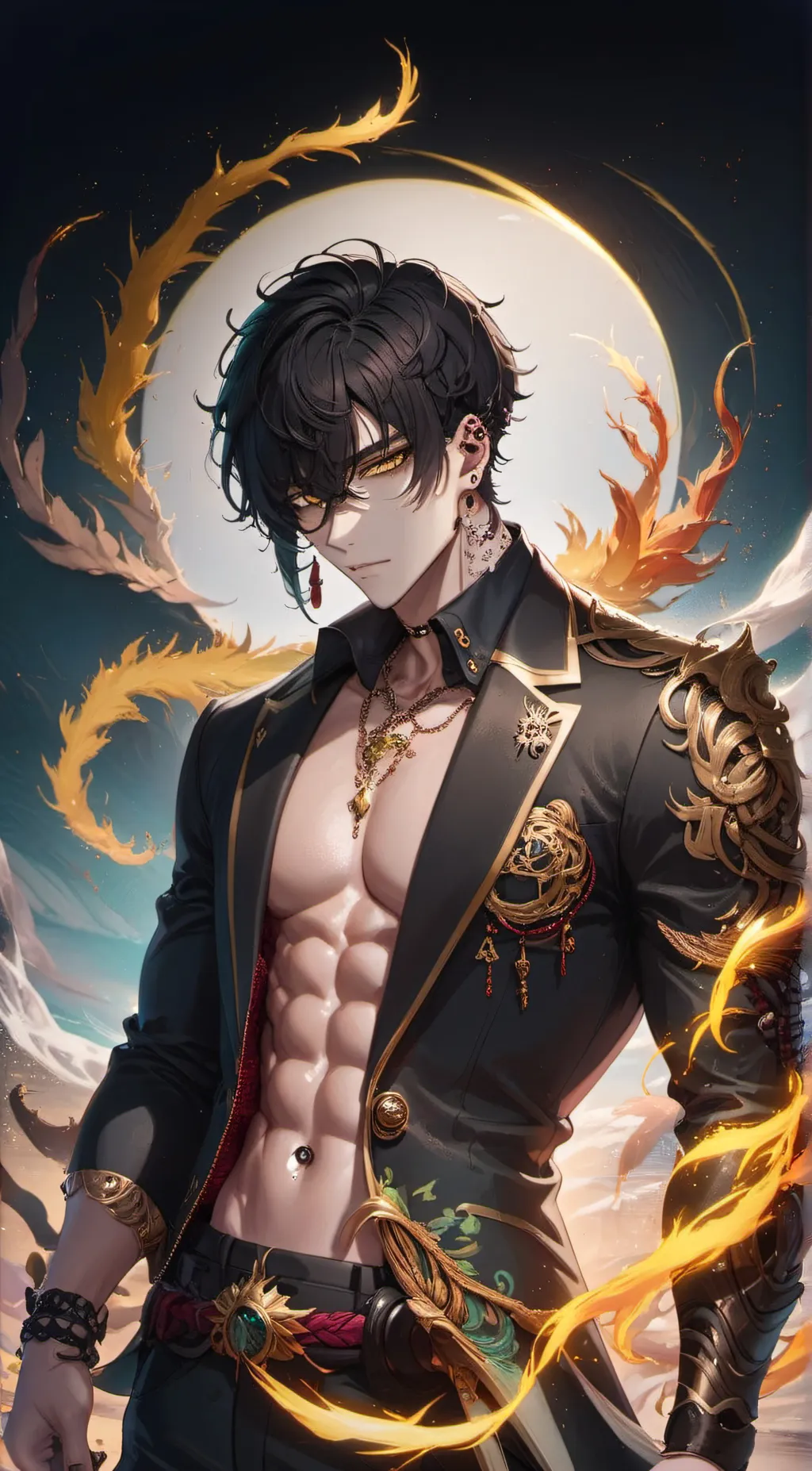 ai character: Akio background