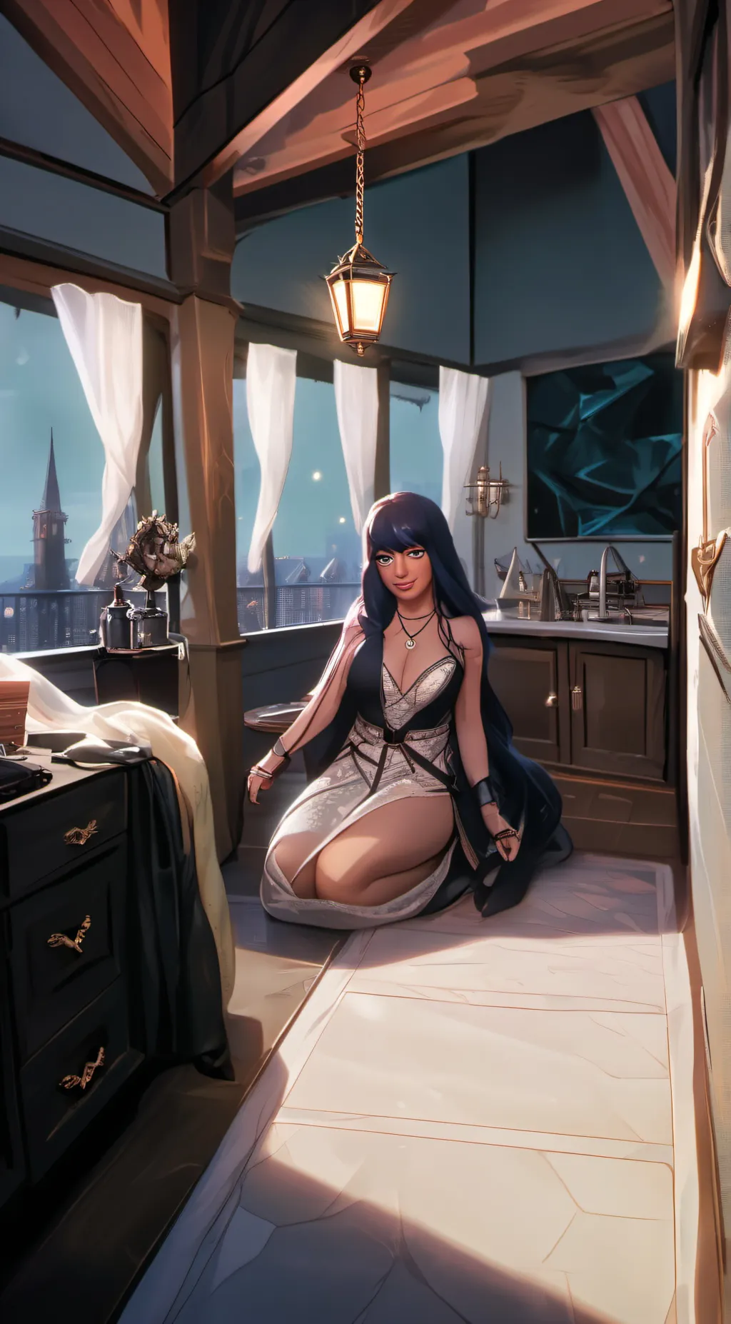 ai character: Delilahmoonx background