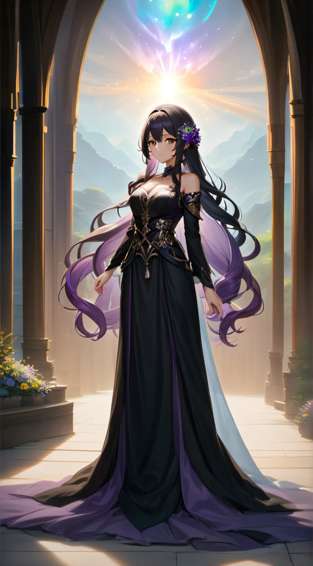 ai character: Aria background