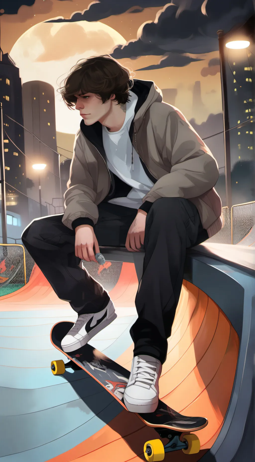 ai character: Anthony  background