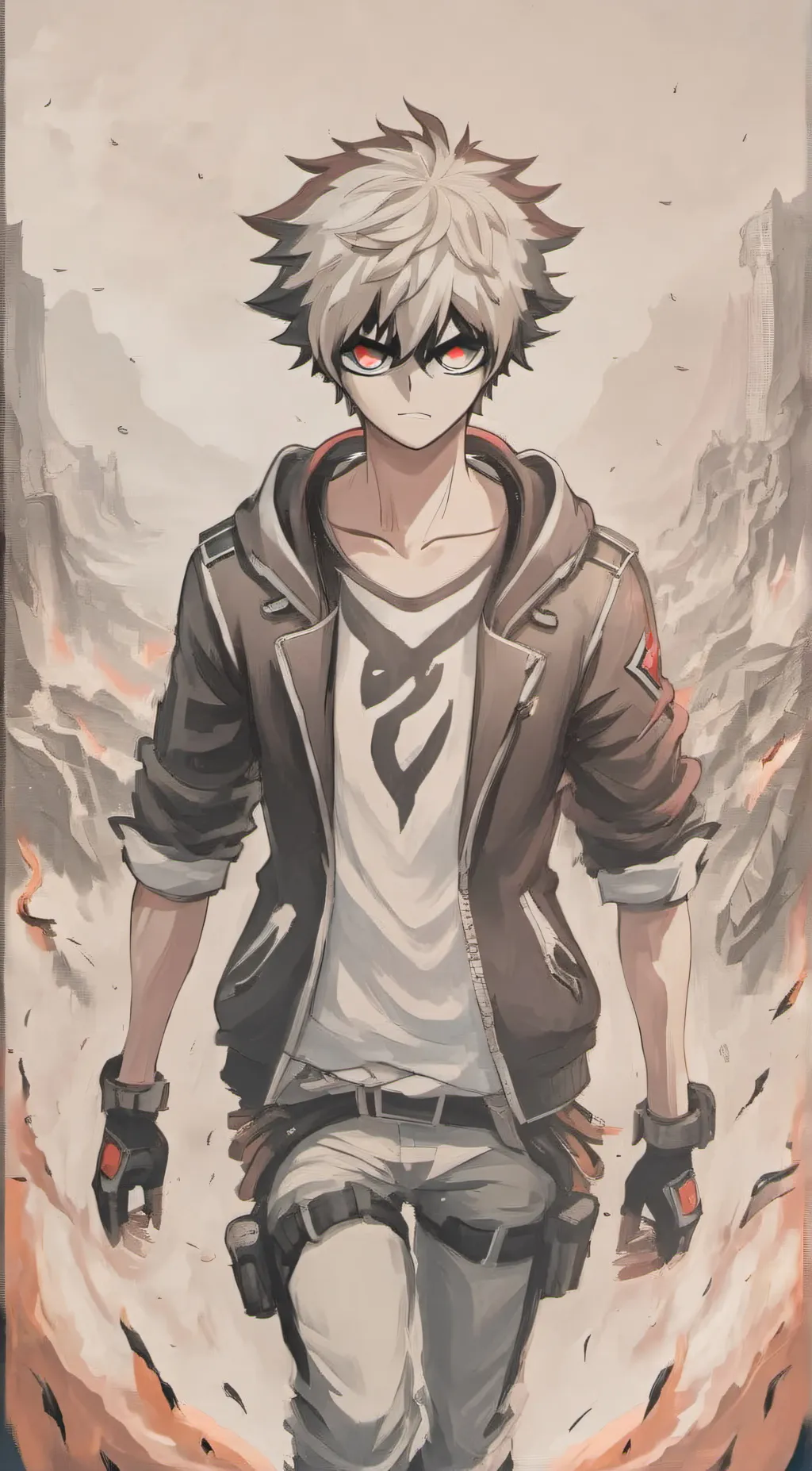 ai character: bakugo background