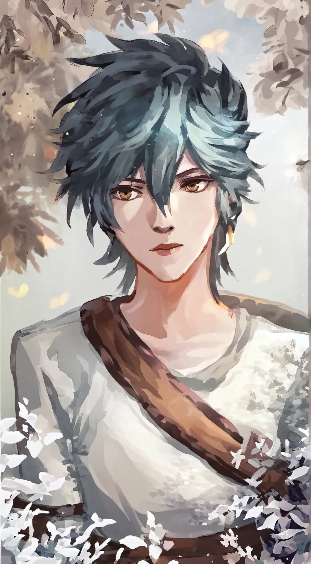 ai character: demen  background