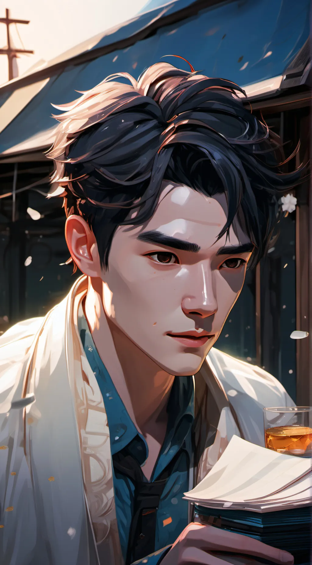 ai character: Andrew  background
