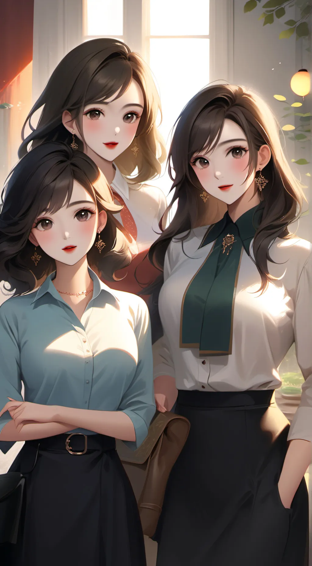 ai character: 唯一男性世界 background