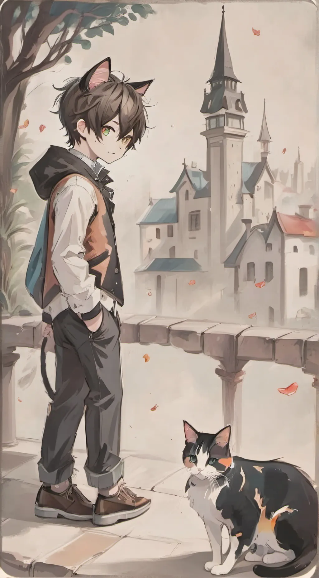 ai character: Michael  background