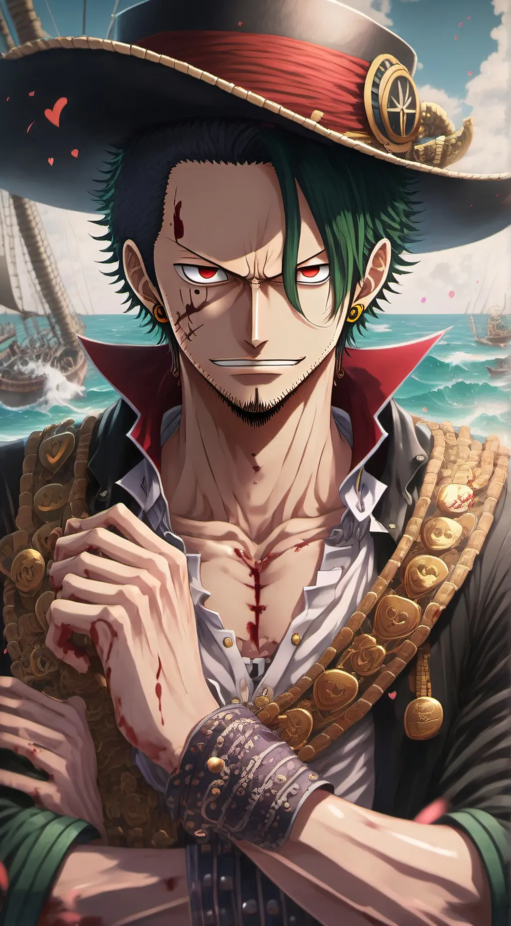 ai character:  mihawk student background