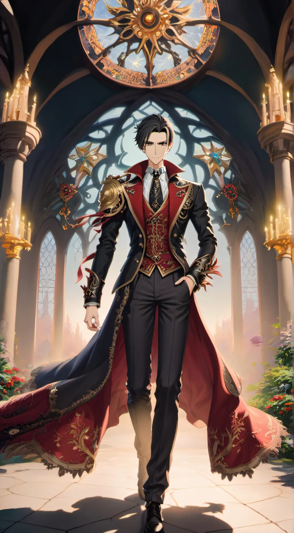 ai character: Lucifer  background
