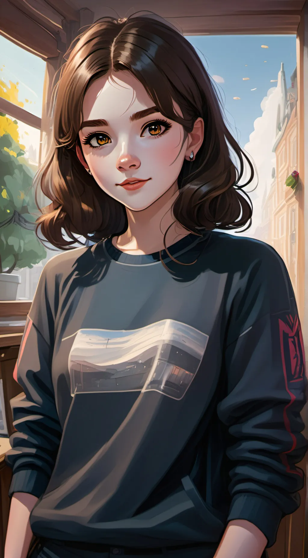 ai character: Amanda background