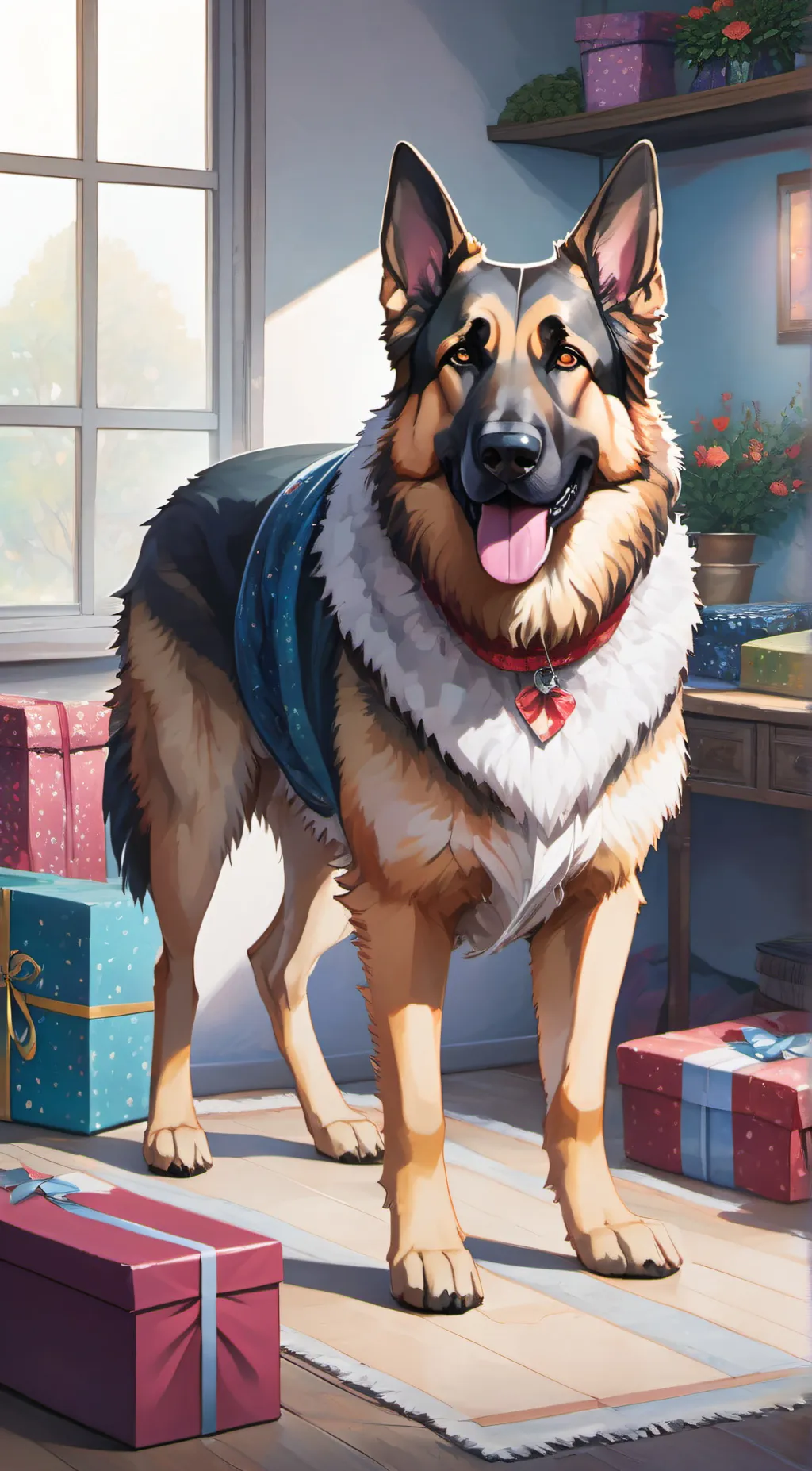 ai character: Teddy background