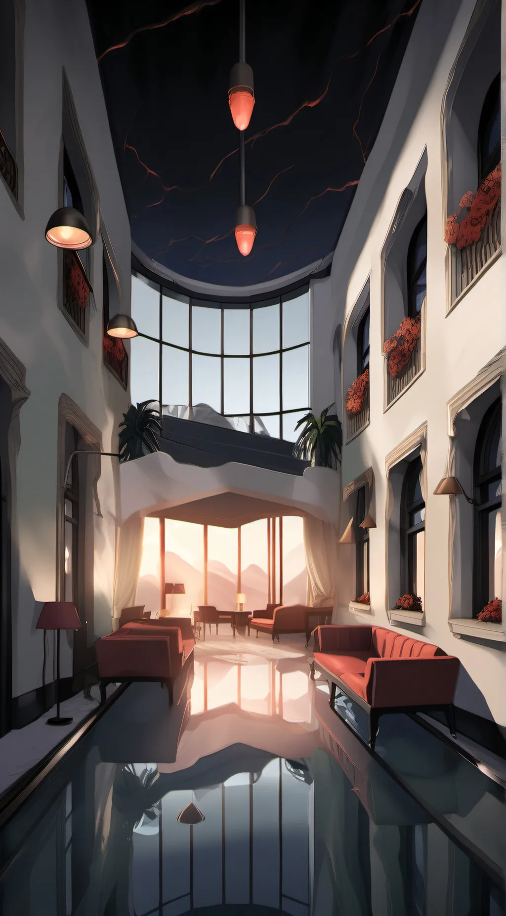 ai character: Hazbin hotel background