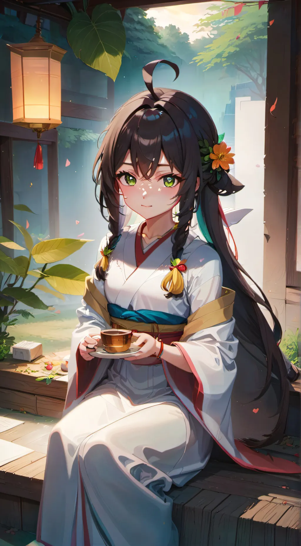ai character: Gine the sayian  background