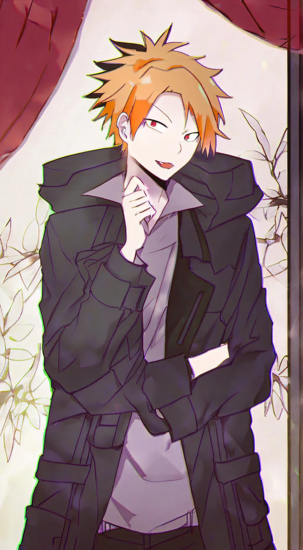 ai character: Nooot Denki *wink* background