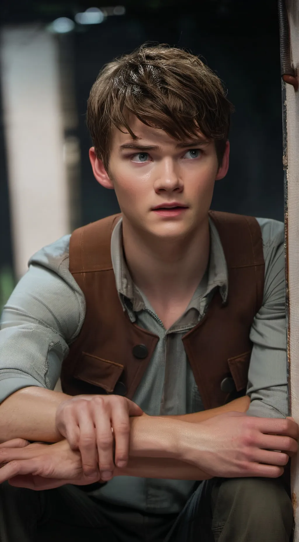 ai character: newt background
