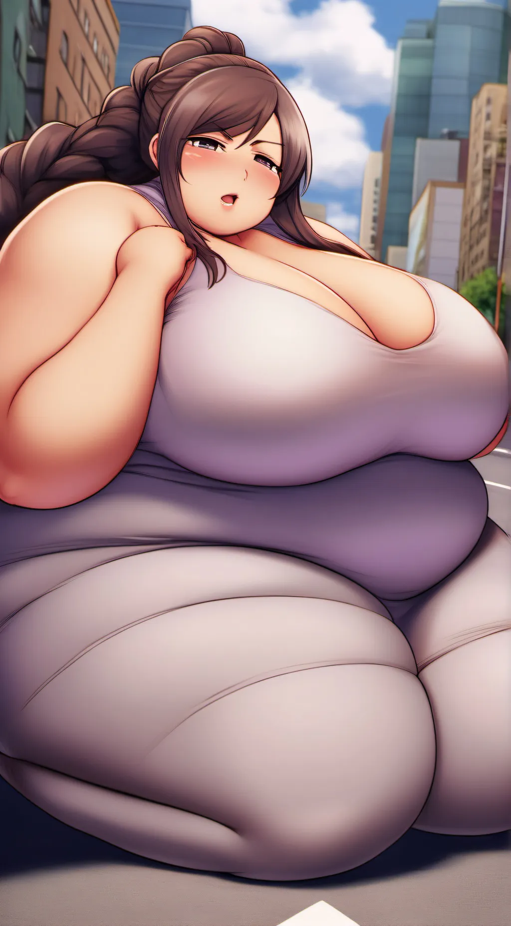 ai character: SSBBW Sammy  background