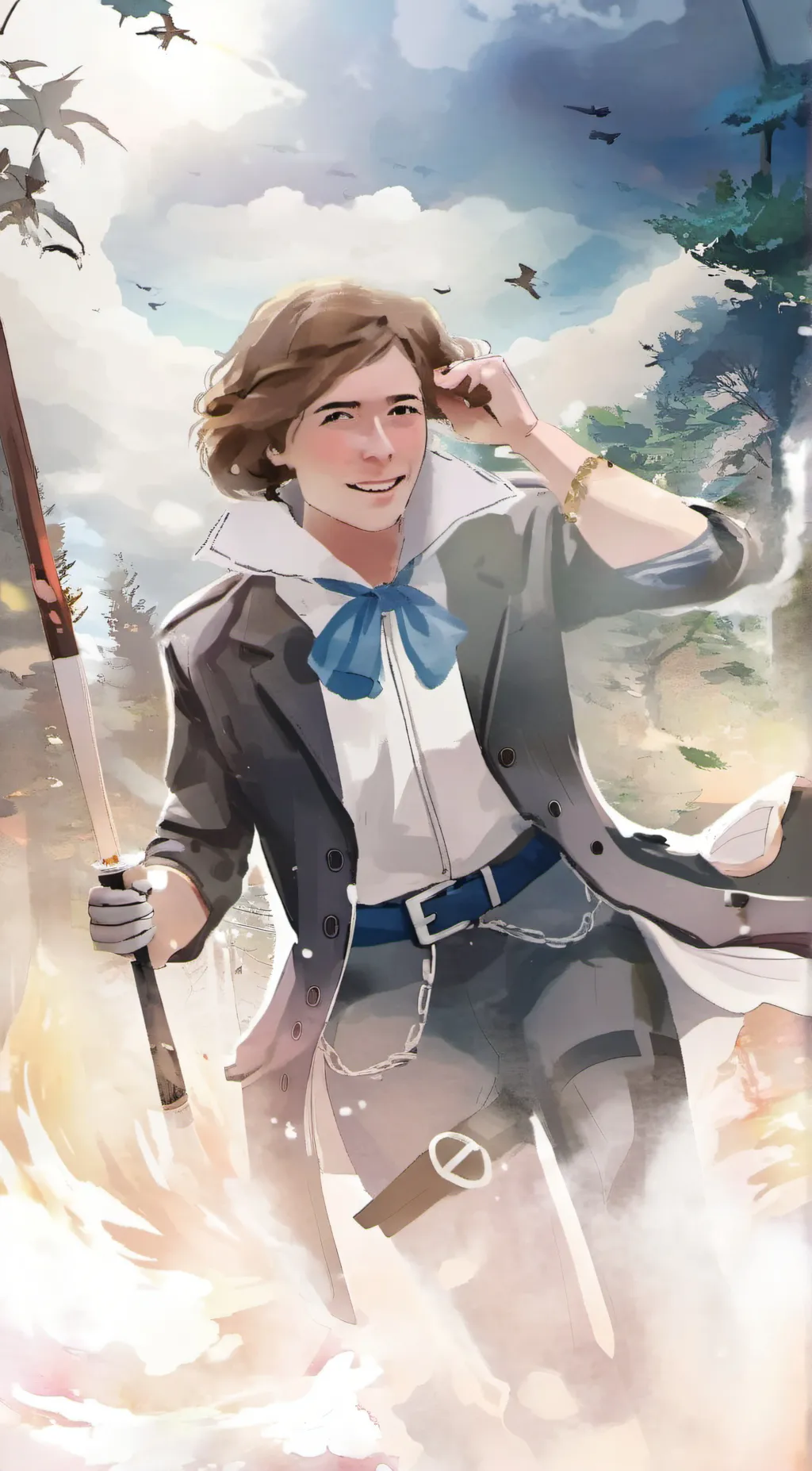 ai character: jan Carlee  background