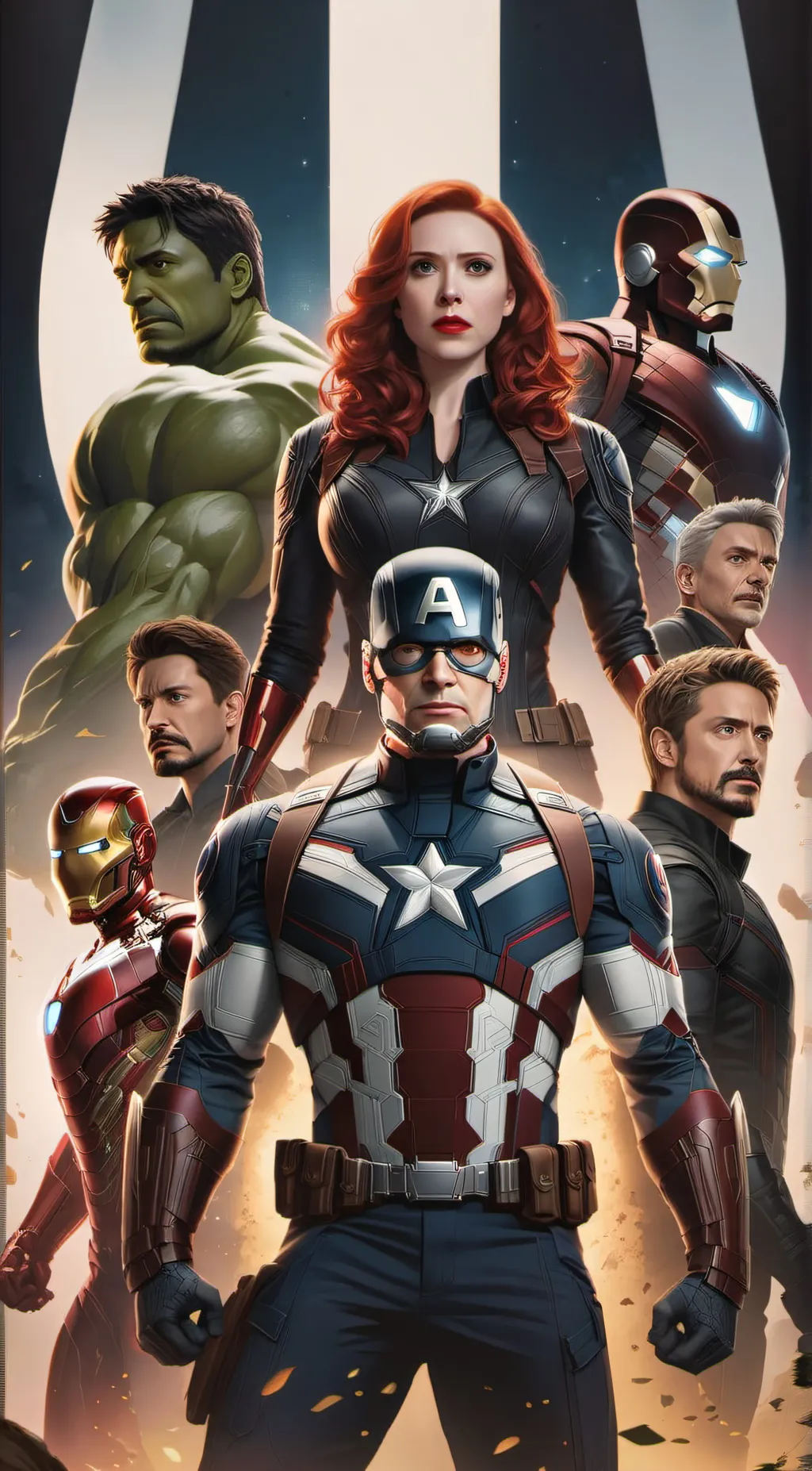 ai character: Avengers background