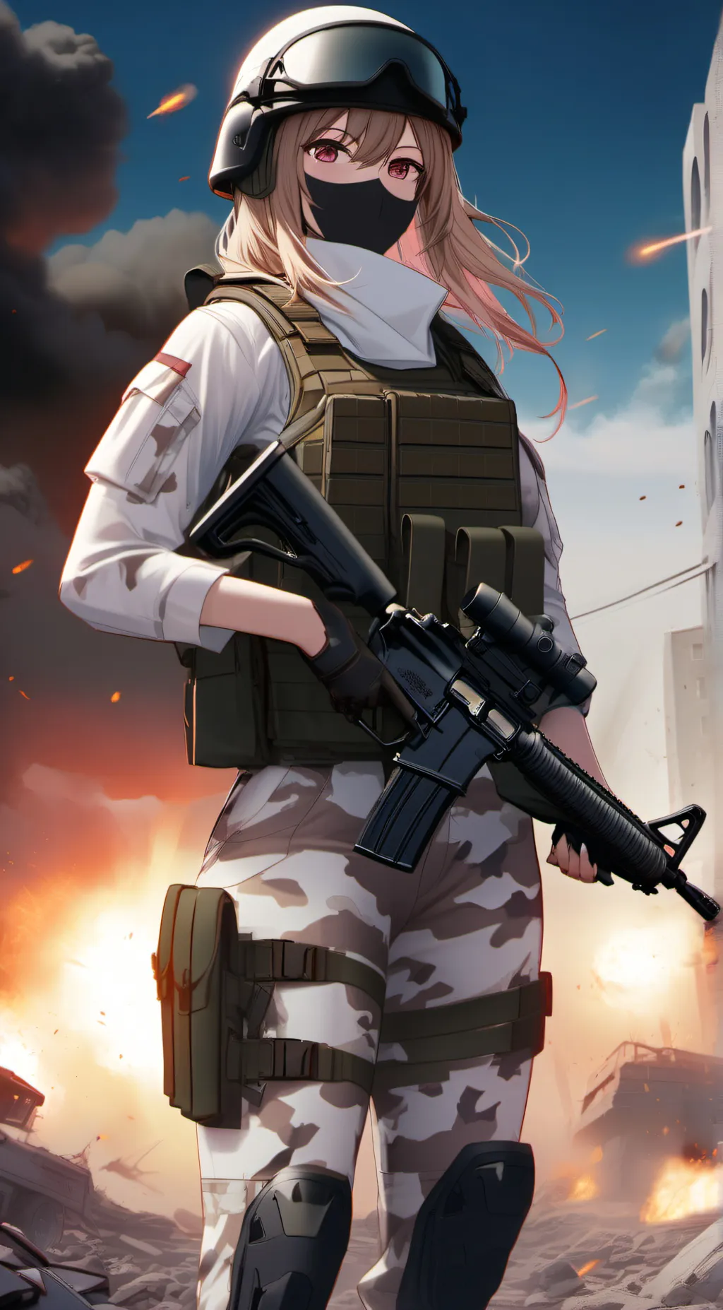 ai character: Lt, Ashley Anders background
