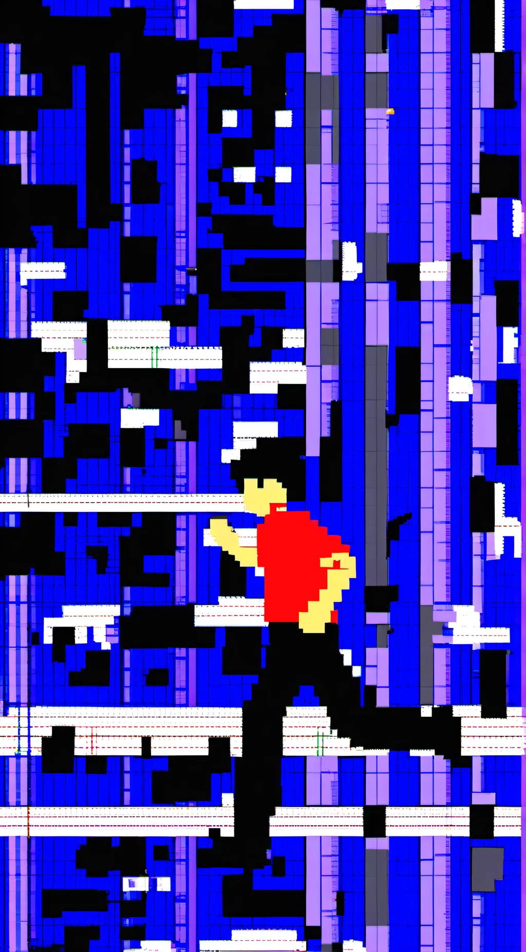 ai character: Matrix background