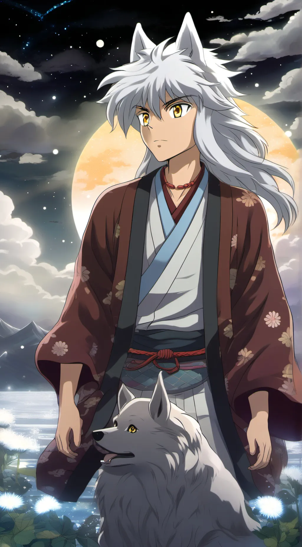 ai character: Inuyasha  background